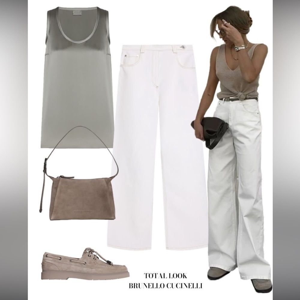 SPANX White Jean Trousers Wide Leg sz XL W32 Retail $148 Classic Preppy Coastal - Picture 11 of 13